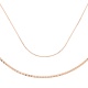 Gümüş Omega Choker Zincir