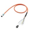 6FX5002-8QN04-1FA0 One-cable connection pre-assembled 4G0.38+2x0.38+4x0.2 C Speed-Connect connector M12 50M
