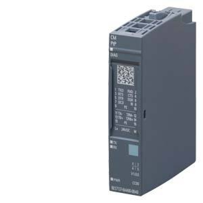 6ES7137-6AA01-0BA0 ET 200SP, CM PTP communication module for serial connection RS-422, RS-485 and RS-232, freeport, 3964 (R), USS, MODBUS RTU mast