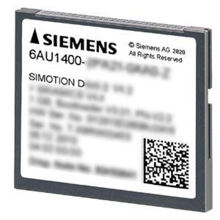 6AU1400-2QA20-0AA0 2 GB Compact Flash Card D4x5-2, drive software V5.x and SIMOTION kernel for SIMOTION D4x5-2, current software version, note: no