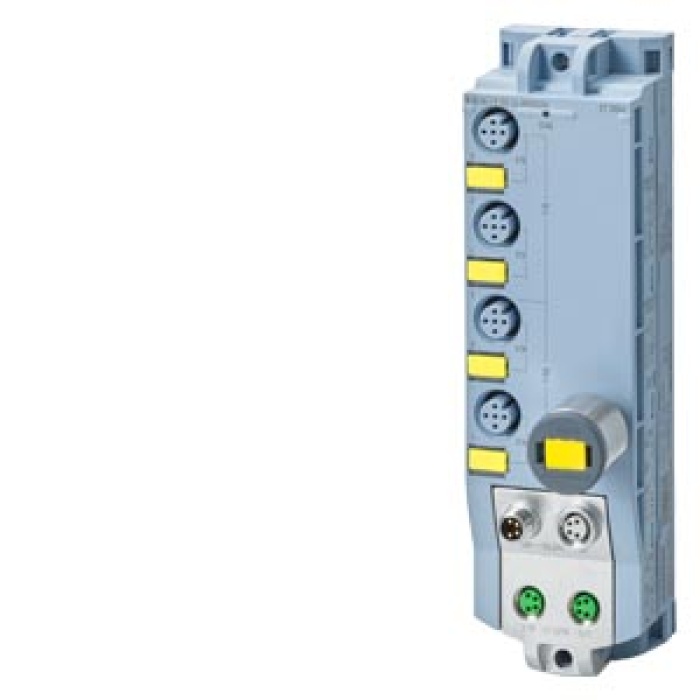 6ES7146-5FF00-0BA0 SIMATIC DP, ET 200AL, F-DI 4+F-DQ 2x24VDC/2A, 4xM12, PROFIsafe, up to PL e (ISO 13849), Up to SIL 3 (IEC 61508), Degree of prot
