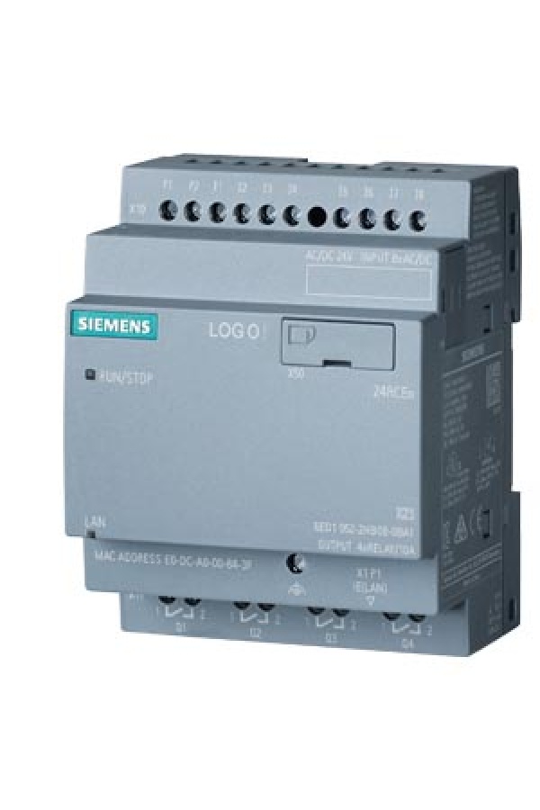 6ED1052-2HB08-0BA1 LOGO! 24VDC/24VAC/RELAY 8DI/4DQ