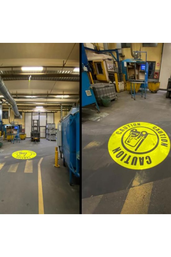 15W GOBO Sanal Forklift Logo Projektör