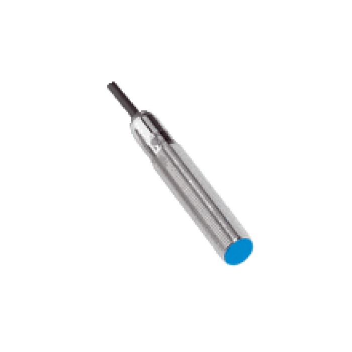 SICK M12 endüktif sensör, 4 mm algılama mesafesi, düz kafa, PNP çıkış şekli, kablolu bağlantı