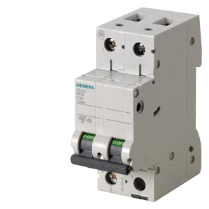 Miniature Circuit Breaker 400 V 6ka, 2-pole, C, 6a