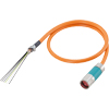Power Cable Pre-assembled Type: 6fx5002-5cg01 4x 1.5 C, Connector Sz. 1 (sınamıcs Ac Drive) Ul/csa, Desına Motıon-connect 500 Dmax=8.4 Mm +0 +10 +0 +0