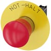 Sirius Act Metal Çevir-kur 1nc Sarı Plakalı Komple Acil Stop Mantar Butonlar 40mm