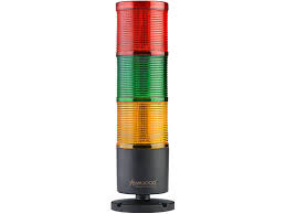 Işıklı Kolon 3 Katlı Flaşör-buzzer 24v/dc