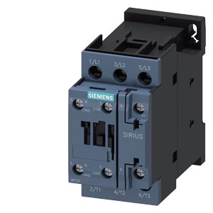 Power Contactor, Ac-3e/ac-3, 12 A, 5.5 Kw / 400 V, 3-pole, 230 V Ac, 50 Hz, Auxiliary Contacts: 1 No + 1 Nc, Screw Terminal