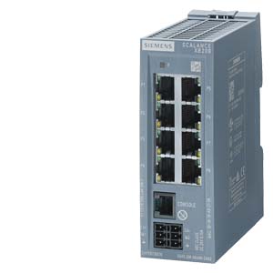 Scalance Xb208 Managed Layer 2 Ie Switch 8x 10/100 Mbit/s Rj45 Ports 1x Console Port  Diagnostics Led Redundant Power Supply Iec 62443-4-2 Certified  Temperature Range 0 °c To +60 °c  Dın-rail Mountin