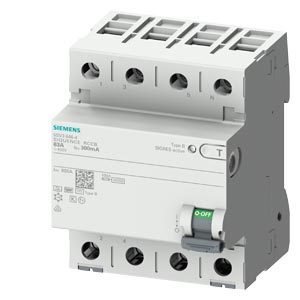 SıQuence Serisi Hata Akımı Koruma Anahtarı (frekans Konvertörleri, Ups Sistemleri, Tıbbi Cihazlar Vs)  25a  400v  30ma  3faz+nötr  Tip B,k, 70mm