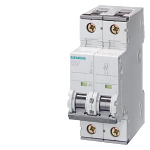Miniature Circuit Breaker 400 V 10ka, 2-pole, C, 16a, D=70 Mm