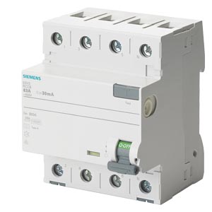Hata Akımı Koruma Anahtarı 4-pole, Type A, In: 80 A, 30 Ma, Un Ac: 400 V