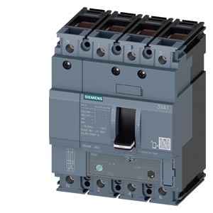 Devre Kesici 3va1 Iec Kasa 160 Kesme Kapasitesi Sınıf M Icu=55ka @ 415v 4 Kutuplu, Hat Koruması Tm240, Atam, In=50a Aşırı Yük Koruması Ir=35a...50a Kısa Devre Koruması Ii=5...10 X In N İletken Korumas