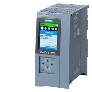 Sımatıc S7-1500t, Cpu 1515tf-2 Pn, Central Processing Unit With 1.5 Mb Work Memory For Program And 4.5 Mb For Data, 1st İnterface: Profınet Irt With 2-port Switch, 2nd İnterface: Profınet Rt, 6 Ns Bit