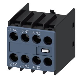 Auxiliary Switch, On The Front, 2 No + 1 Nc, .1/.2, .3/.4, .3/.4, --/--, Current Path: 1 Nc, 1 No, 1 No, --, Screw Terminal, For Contactors 3rt2 And Contactor Relays 3rh2