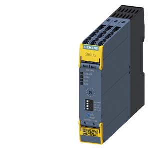 Sırıus Emniyet Rölesi Temel Ünite 0,05-3 S Zaman Gecikmeli Gelişmiş Seri Röle Etkinleştirme Devreleri 2 No Anlık 2 No Gecikmeli Us = 24 V Dc Vidalı Terminal