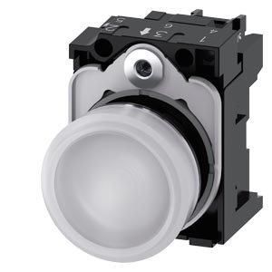 Metal Komple Sinyal Lambalar Beyaz 24 Ac/dc