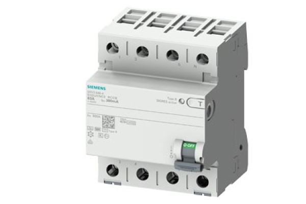 5SV3646-4KK14 - RCCB TYPE B+ 63/4 300MA - Siemens - Gridas E-Ticaret