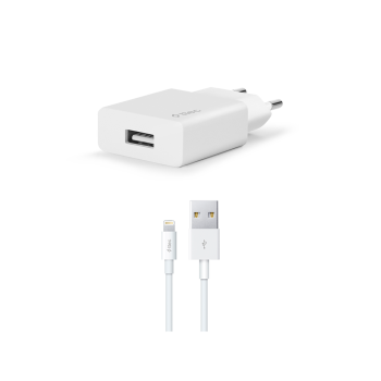 ttec SmartCharger 2.1A Seyahat Şarj Aleti + Lightning Kablo