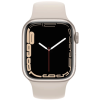 Apple Watch Seri 7 Gps, 41MM Beyaz Alüminyum Kasa ve Beyaz Spor Kordon