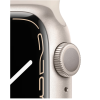 Apple Watch Seri 7 Gps, 41MM Beyaz Alüminyum Kasa ve Beyaz Spor Kordon