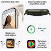 Apple Watch Seri 7 Gps, 41MM Beyaz Alüminyum Kasa ve Beyaz Spor Kordon