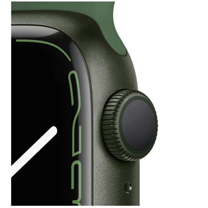 Apple Watch Seri 7 Gps, 41MM Yeşil Alüminyum Kasa ve Yeşil Spor Kordon