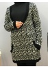 PERLİN KADIN DESENLİ TUNİK