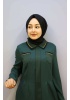KAYRA KADIN CEPLERİ VE YAKASI TAŞ İŞLEMELİ ELBİSE