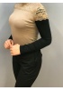ARANCİA KADIN KISA KOLLU DANTELLİ BOĞAZLI BODY