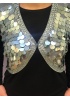 ON FASHİON KADIN PUL DETAYLI BLUZ BOLERO