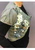 ON FASHİON KADIN PUL DETAYLI BLUZ BOLERO
