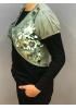 ON FASHİON KADIN PUL DETAYLI BLUZ BOLERO