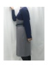 SEÇİL KADIN BOLERO GÖRÜNÜMLÜ KIŞLIK DİZ ALTI ELBİSE