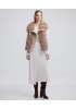 YENİ İPEKYOL KADIN Geniş yakalı shearling yelek IW6240012138