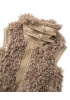 YENİ İPEKYOL KADIN Geniş yakalı shearling yelek IW6240012138