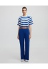 YENİ İPEKYOL KADIN Çizgili crop tişört IS1250070106