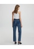 YENİ İPEKYOL KADIN Monogram baskılı jean pantolon IS1250018004