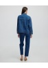 YENİ İPEKYOL KADIN Çiçek aplikeli denim mont IS1250012018
