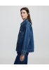 YENİ İPEKYOL KADIN Çiçek aplikeli denim mont IS1250012018