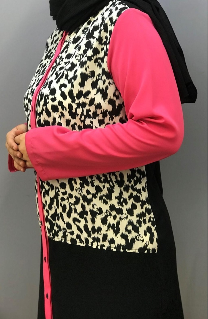 T DEE KADIN LEOPAR DESENLİ YAZLIK UZUN TUNİK