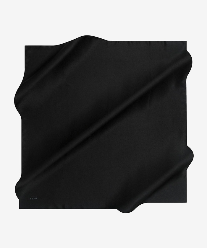 Aker Düz Taşlanmış İpek Krep Saten Eşarp 90X90