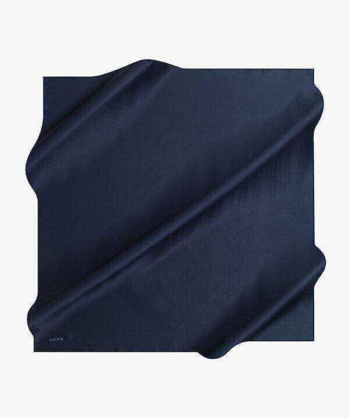 Aker Düz Taşlanmış İpek Krep Saten Eşarp 90X90