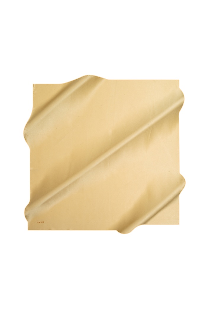 Aker Düz Taşlanmış İpek Krep Saten Eşarp 90X90