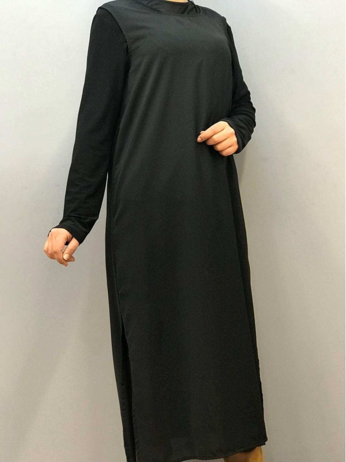 AKER KADIN ŞİFON DETAYLI UZUN TUNİK