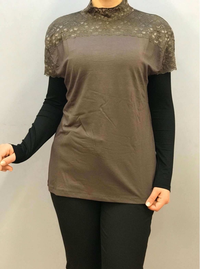 ARANCİA KADIN KISA KOLLU DANTELLİ BOĞAZLI BODY