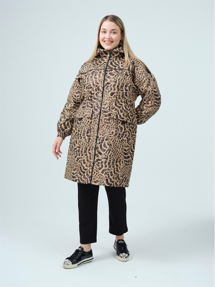 YENİ MOODBASİC KADIN TAŞLI LEOPARLI KAP BB18.61
