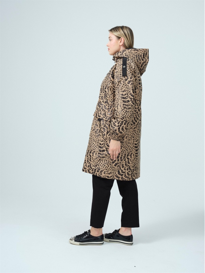 YENİ MOODBASİC KADIN TAŞLI LEOPARLI KAP BB18.61