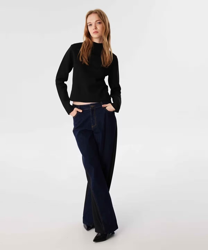 YENİ İPEKYOL TWIST KADIN COLORBLOCK JEAN PANTOLON TW6240018028